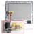 Touch Screen ( Full screen Version ) Digitizer with Front Cover Replacement for Zebra VC8300